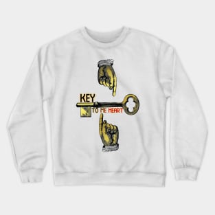 Key To Me Heart Crewneck Sweatshirt